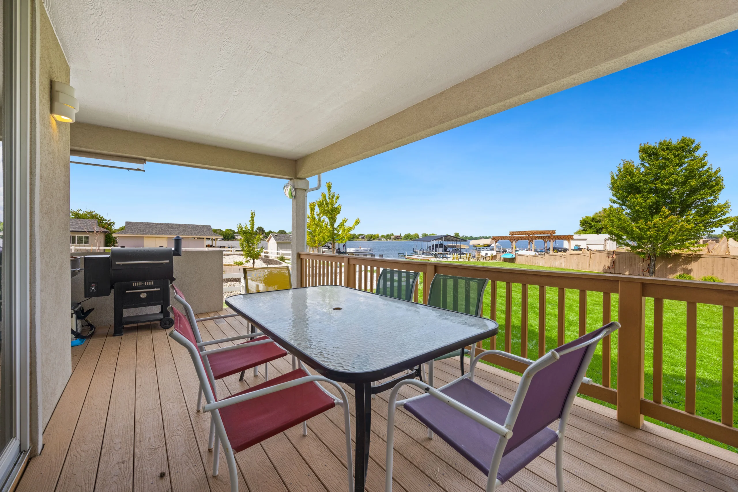 Custom deck builders in Allentown designing an outdoor living area for a Pennsylvania home